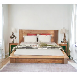 Giường Ngủ Gỗ Sồi